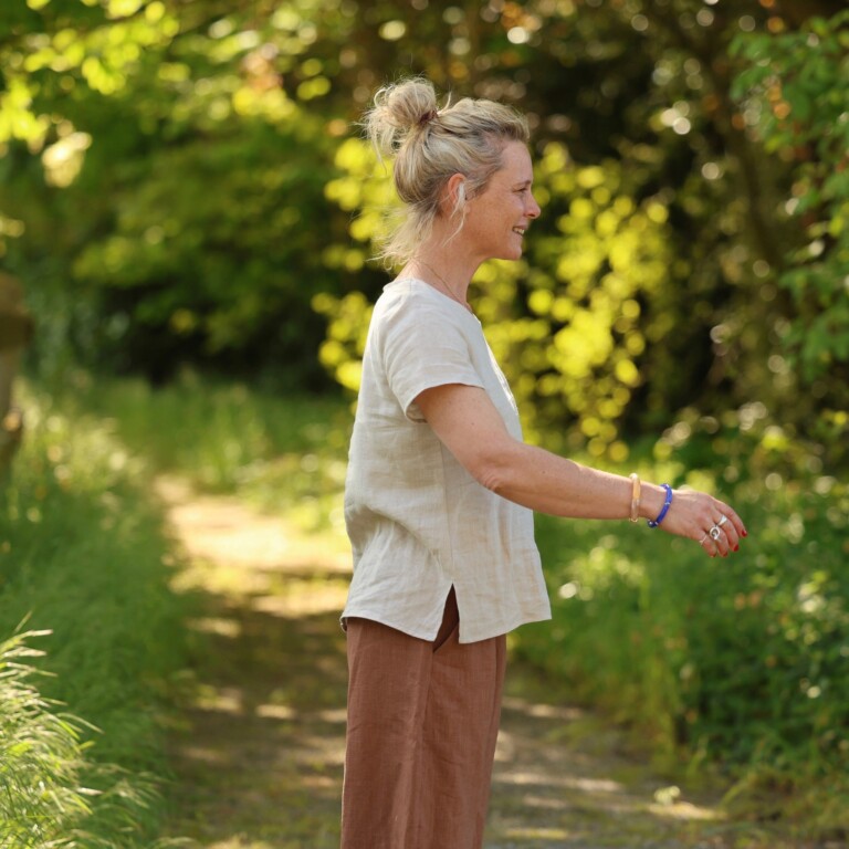 Quintessence - Blouse Emeline en lin naturel – XXL