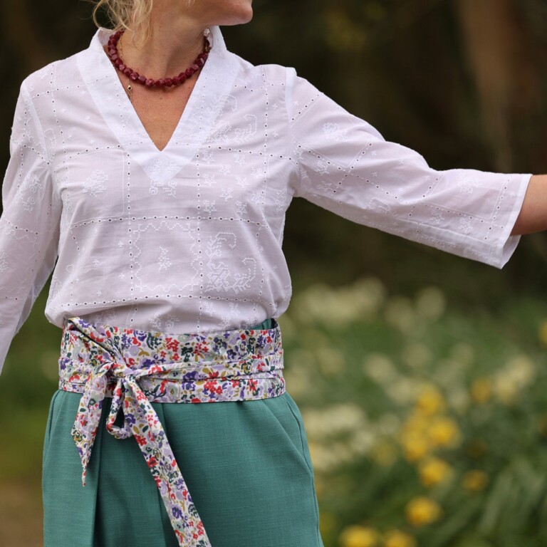 Quintessence - Blouse Madeleine – Broderie d’Antan – XL