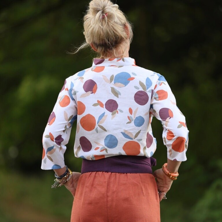 Quintessence - Blouse Madeleine – Coton fruité – XL