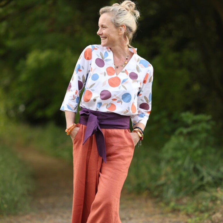 Quintessence - Blouse Madeleine – Coton fruité – XL