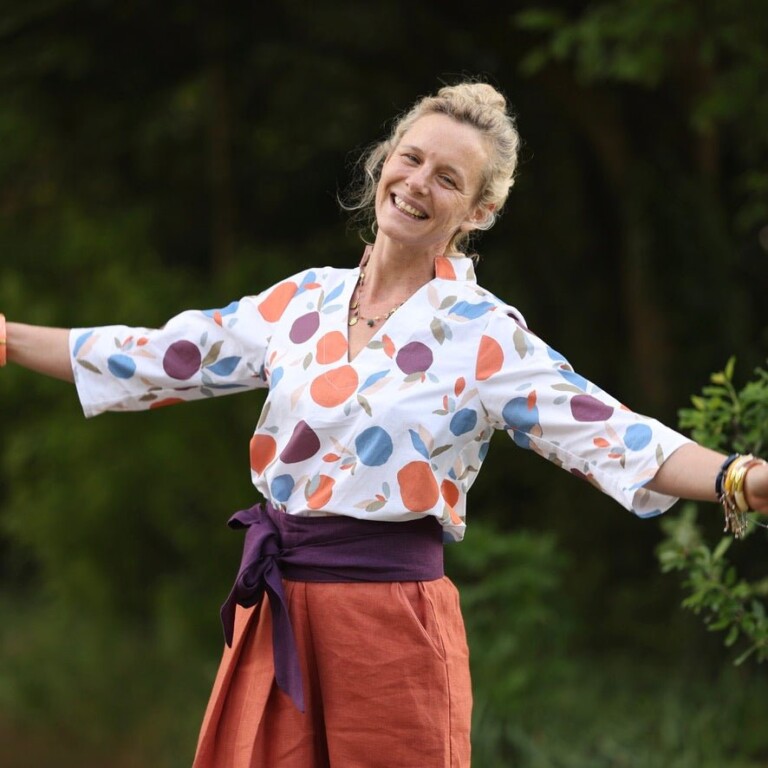 Quintessence - Blouse Madeleine – Coton fruité – XL