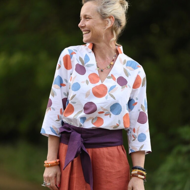 blouse madeleine coton fruite 7948411 Quintessence - Blouse Madeleine – Coton fruité – XL
