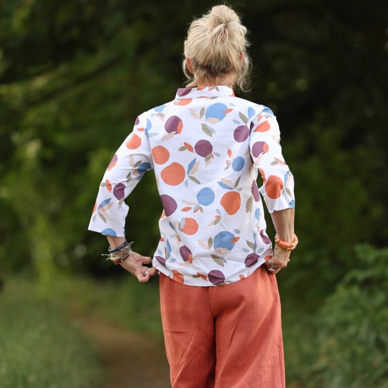 Quintessence - Blouse Madeleine – Coton fruité – XL