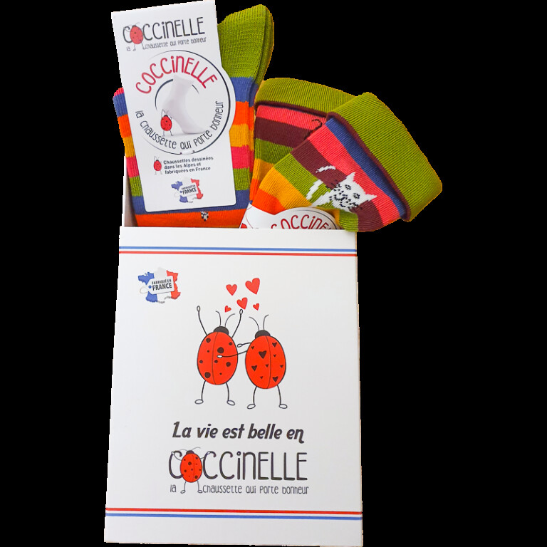 Chaussettes Coccinelle - Boite cadeau