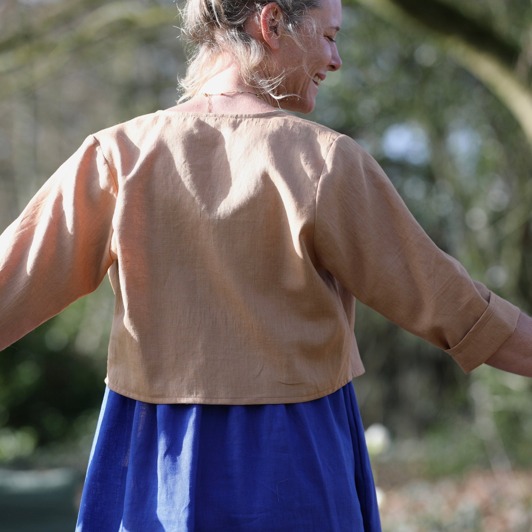 Meta SS25 - Boléro Ange - lin cassonade – M