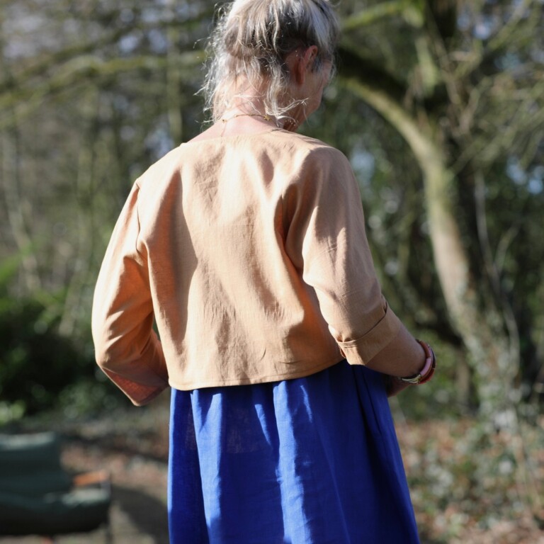 Meta SS25 - Boléro Ange - lin cassonade – M