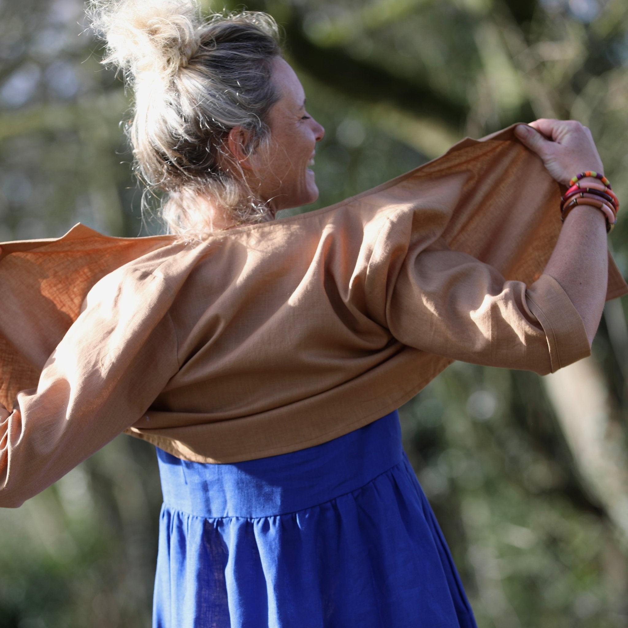 Meta SS25 - Boléro Ange - lin cassonade – M