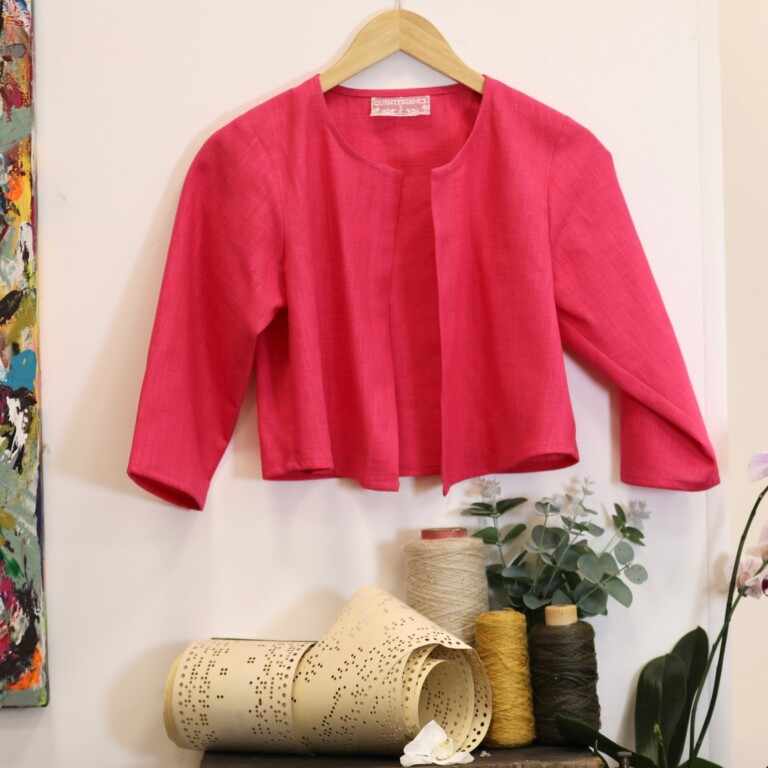 Meta SS25 - Boléro Ange - lin fushia – S