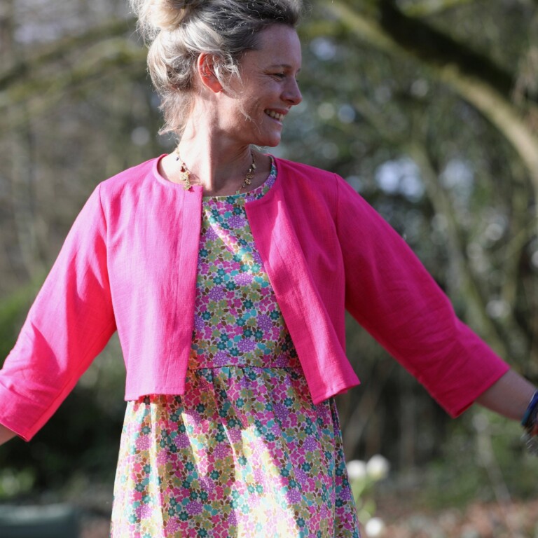 Meta SS25 - Boléro Ange - lin fushia – S
