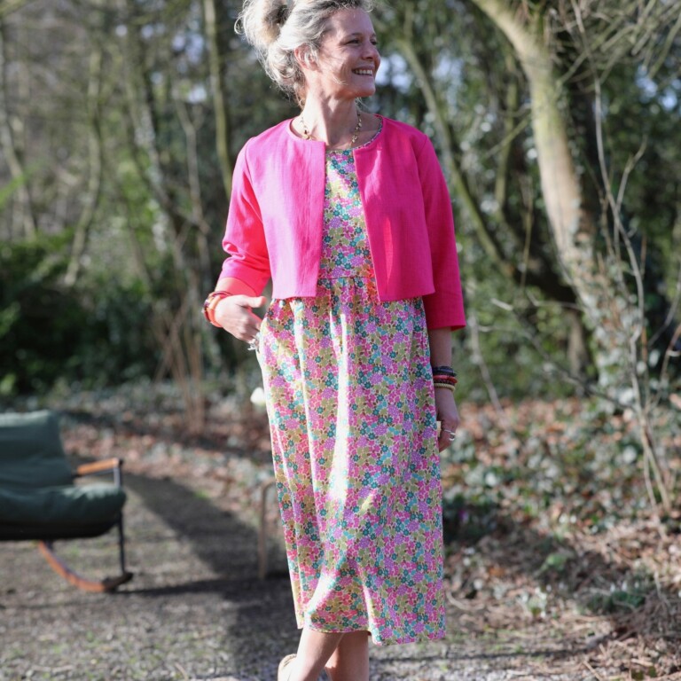 Meta SS25 - Boléro Ange - lin fushia – S