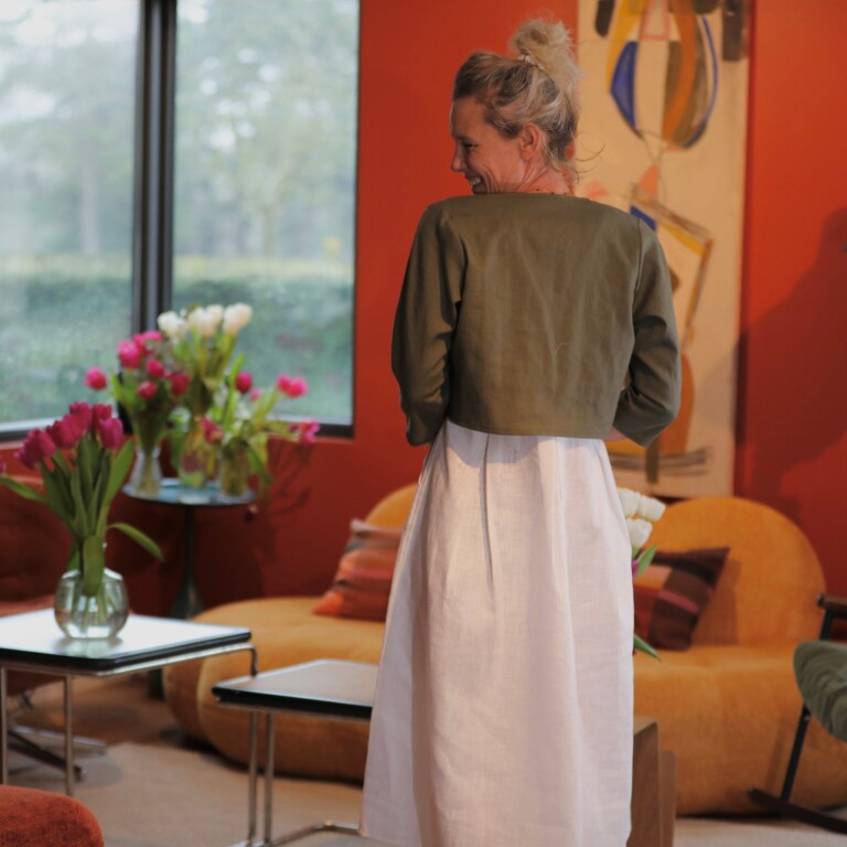 Meta SS25 - Boléro Ange - lin kaki – M