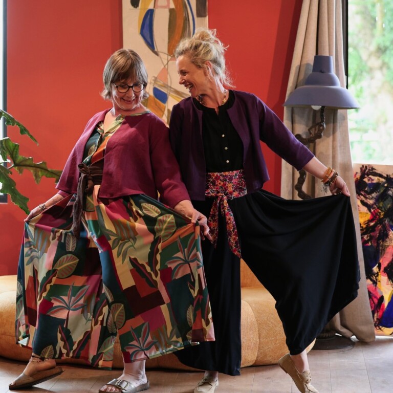 Meta SS25 - Boléro Ange - lin lie de vin – XXL