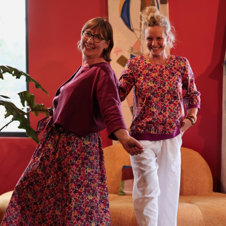 Meta SS25 - Boléro Ange - lin lie de vin – XXL