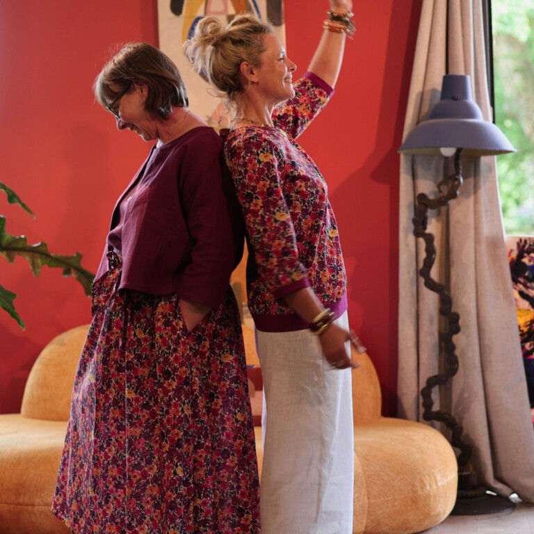 Meta SS25 - Boléro Ange - lin lie de vin – XXL