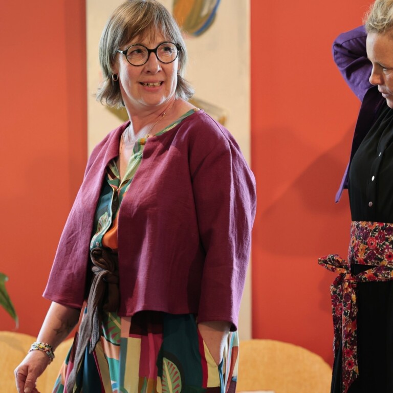Meta SS25 - Boléro Ange - lin lie de vin – XXL