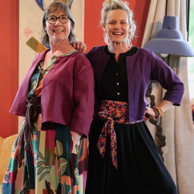 Meta SS25 - Boléro Ange - lin lilas – XXL