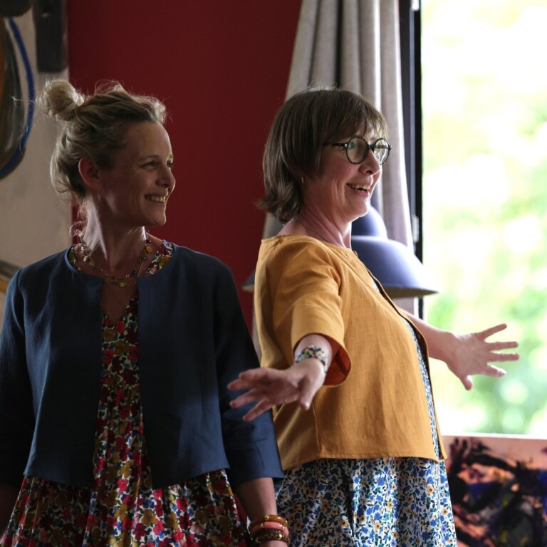 Meta SS25 - Boléro Ange - lin bleu jean – XXL