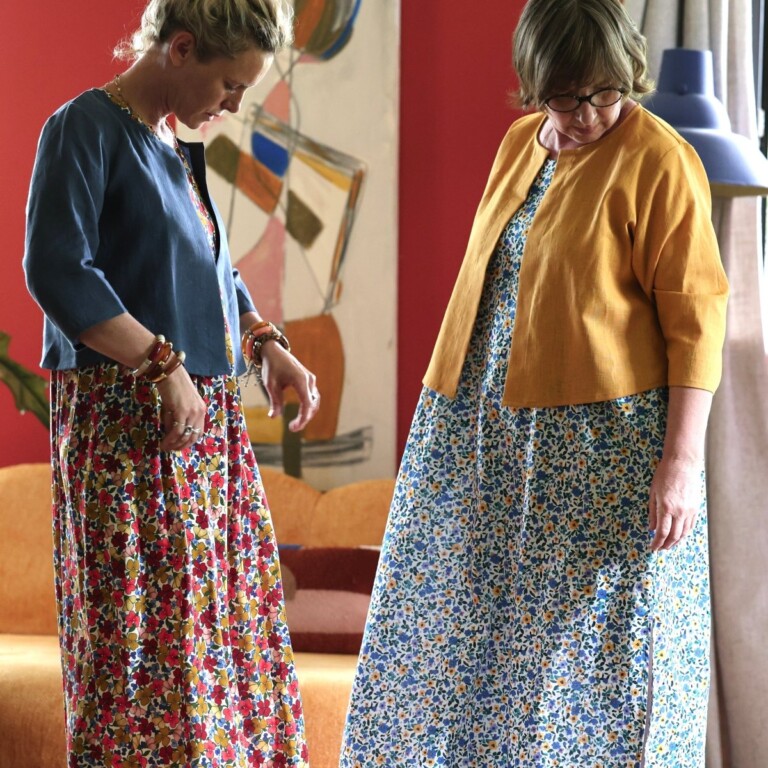 Meta SS25 - Boléro Ange - lin bleu jean – XXL