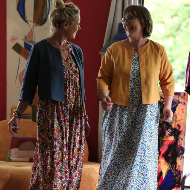 Meta SS25 - Boléro Ange - lin moutarde – XXL