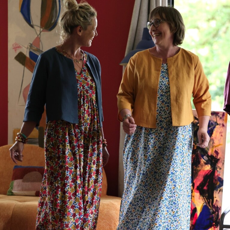 Meta SS25 - Boléro Ange - lin moutarde – XXL
