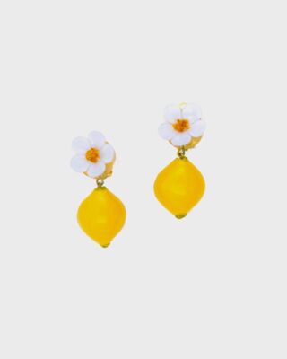 Ciléa Paris - Boucle doreille Citron Botanica