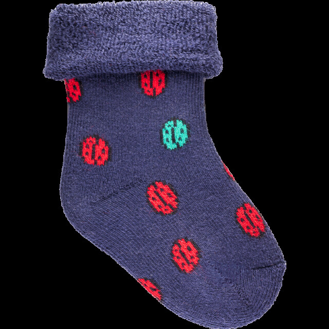 Chaussettes Coccinelle - Bottons petites coccinelles – Bleu marine