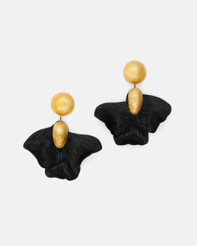 Ciléa Paris - Boucles d'oreilles pendantes Élise - Grand – Rouge / Tige (Oreilles percées)