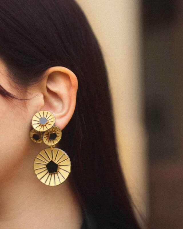 Ciléa Paris - Boucle d’oreille pendante Kyoto