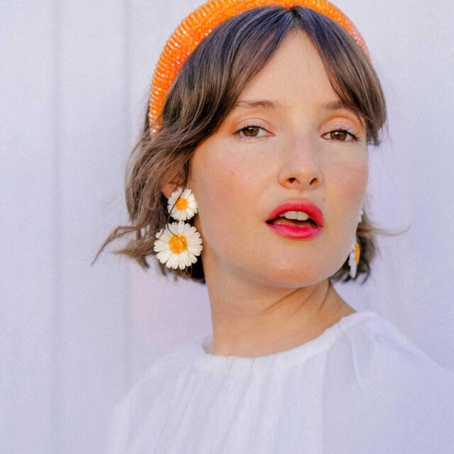 Ciléa Paris - Boucle d'oreille pendantes Daisy - Petit – Tige (Oreilles percées)