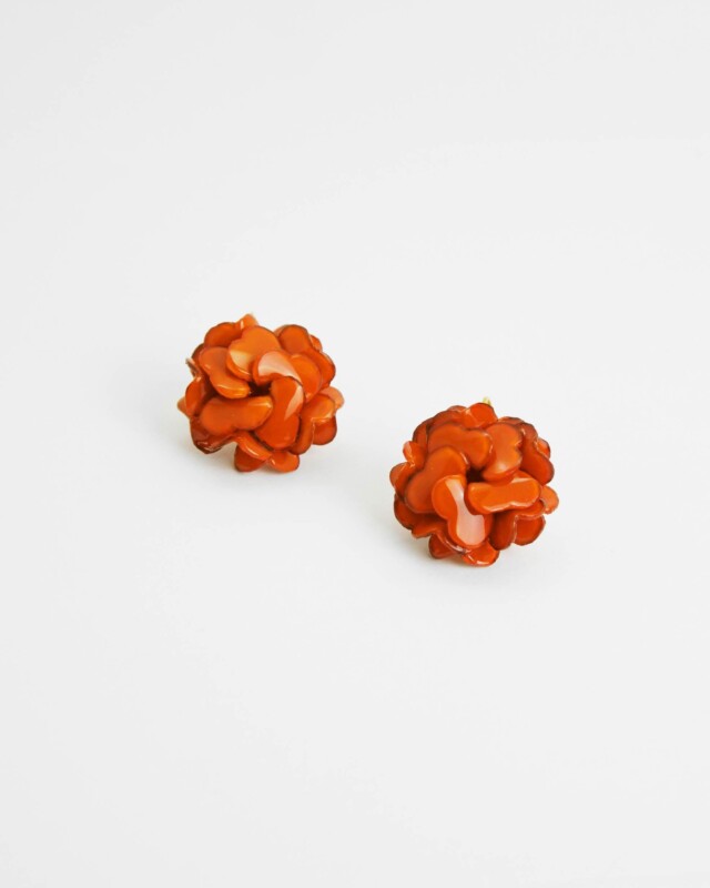 Ciléa Paris - Boucle d'oreille Géranium - Petit – Bleuet / Dormeuse (Oreilles percées)