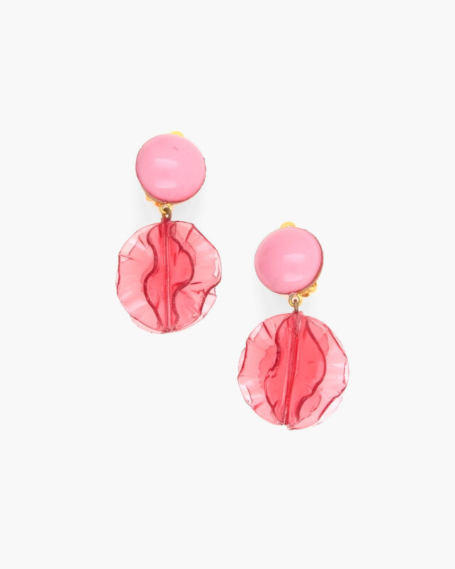 Ciléa Bijoux - Boucle d'oreille pendante Paulette – Bleu électrique / Clips