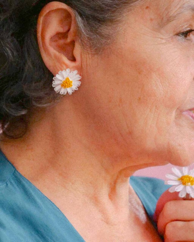 Ciléa Paris - Boucle d’oreille Daisy – Mini