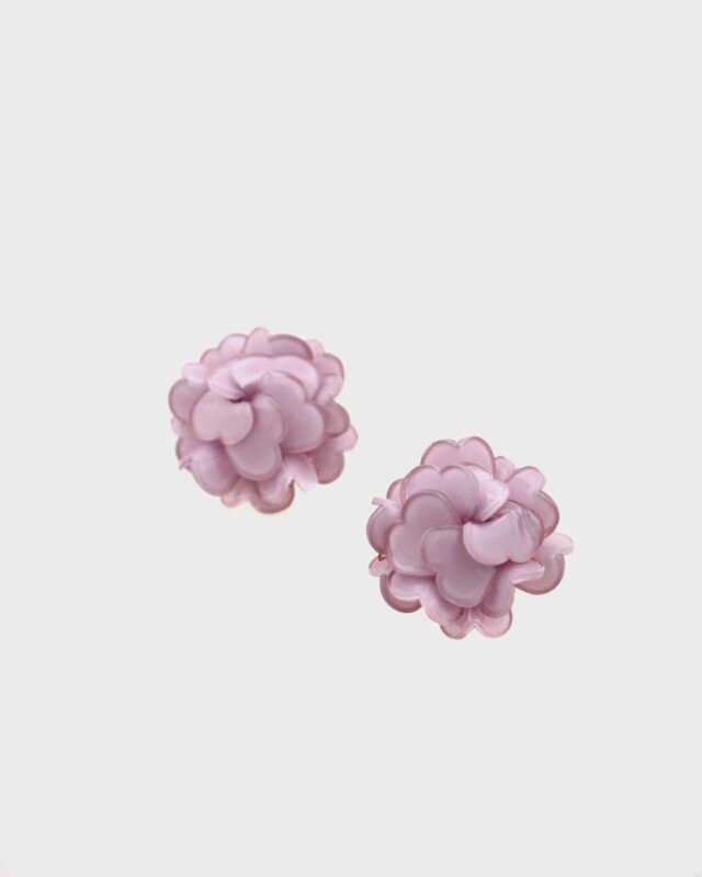 Ciléa Paris - Boucle d'oreille Géranium - Petit – Bleuet / Dormeuse (Oreilles percées)