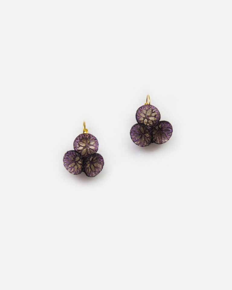 Ciléa Paris - Boucles d'oreilles Fuji - Mini – Noir / Dormeuse (Oreilles percées)