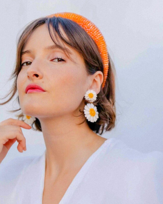 Ciléa Paris - Boucle d’oreille pendantes Daisy – Petit