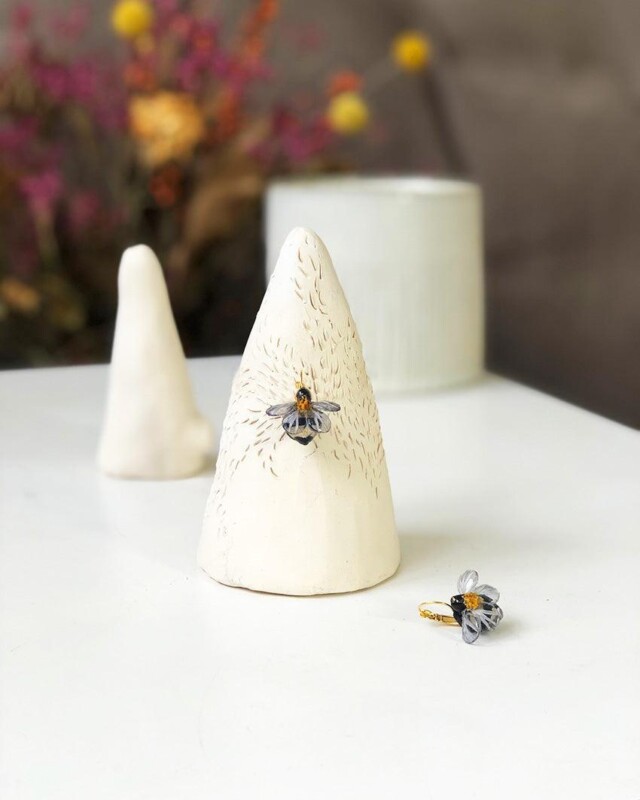 Ciléa Paris - Coffret cadeaux bijoux Bourdon – Or / Tige (Oreilles percées)