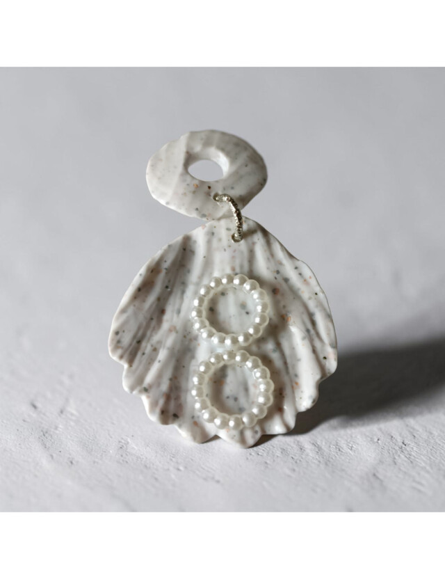 L’Atelier de Patricia - Boucles d'oreilles interchangeable - Maria – Blanc