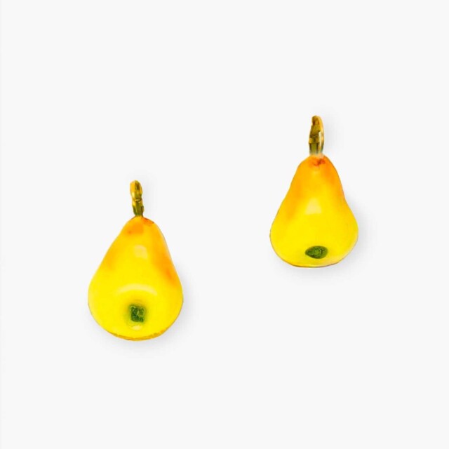 Ciléa Paris - Boucles d'oreilles Poires Botanica – Fleur / Dormeuse (Oreilles percées)