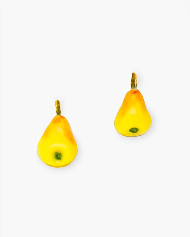 Ciléa Paris - Boucles d'oreilles Poires Botanica – Fleur / Dormeuse (Oreilles percées)