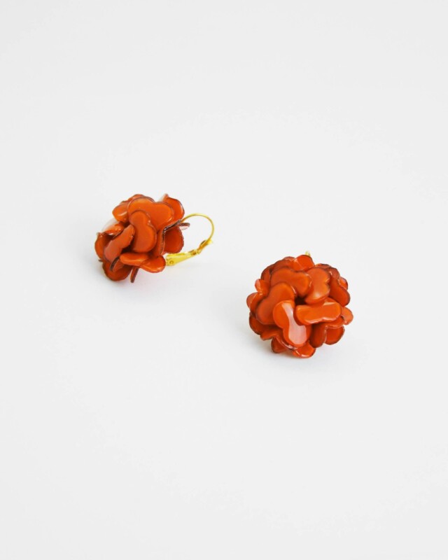 Ciléa Paris - Boucle d'oreille Géranium - Petit – Bleuet / Dormeuse (Oreilles percées)