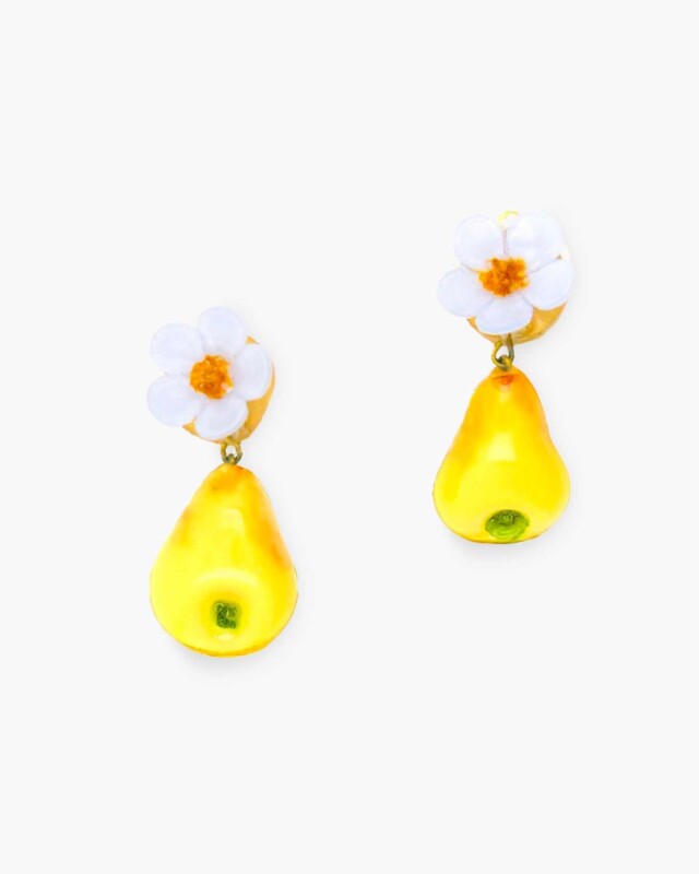 Ciléa Paris - Boucles d’oreilles Poires Botanica