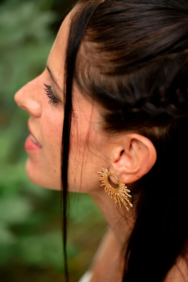 valdyria.com - Petites Boucles D’oreilles Apollisia Solaris