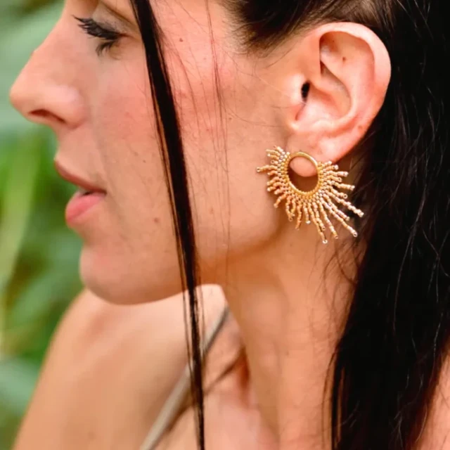 valdyria.com - Petites Boucles D’oreilles Apollisia Solaris