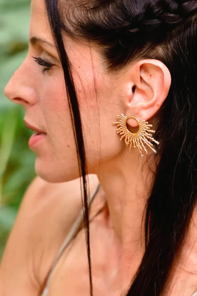 valdyria.com - Petites Boucles D’oreilles Apollisia Solaris