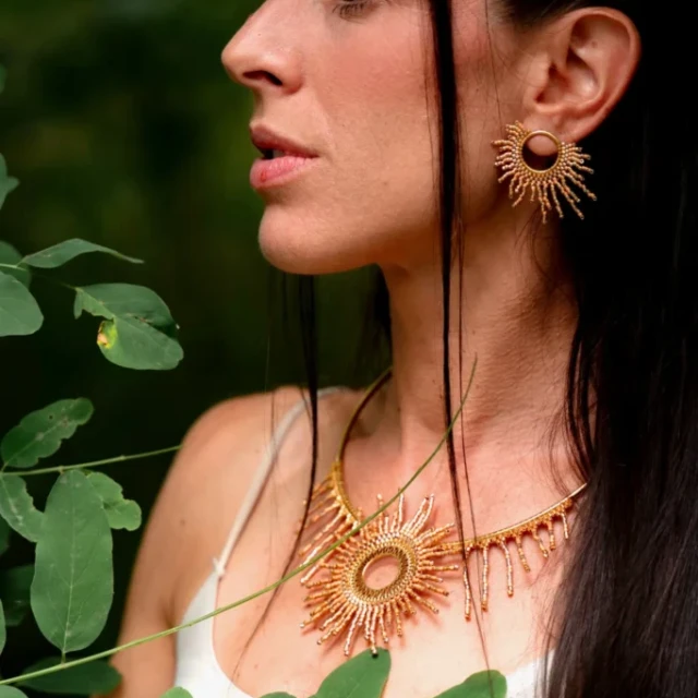 valdyria.com - Petites Boucles D’oreilles Apollisia Solaris