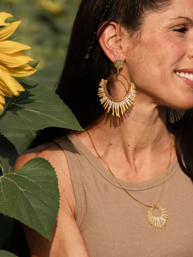 valdyria.com - Boucles D’oreilles Pendantes Mira Helia