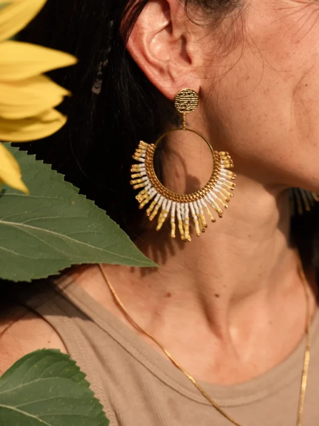 valdyria.com - Boucles D’oreilles Pendantes Mira Helia