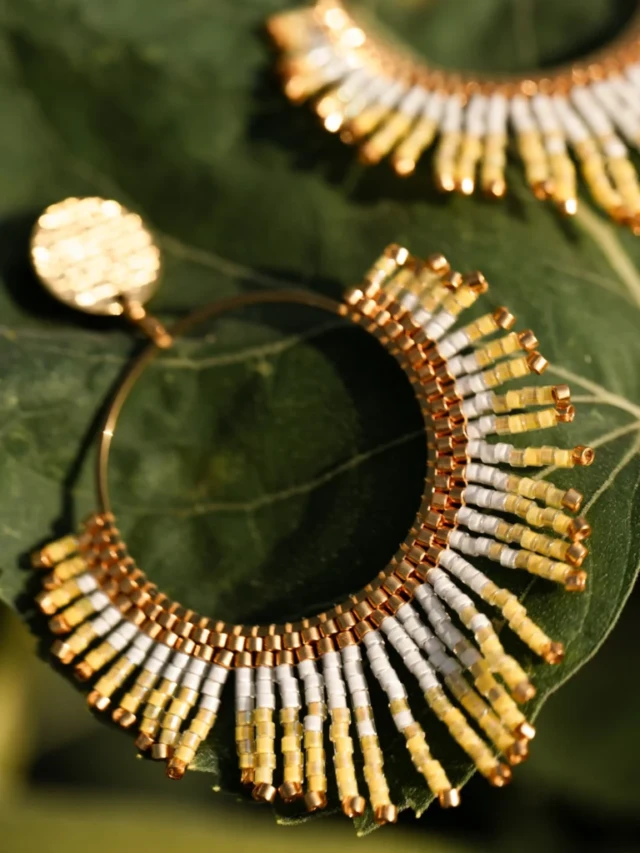 valdyria.com - Boucles D’oreilles Pendantes Mira Helia