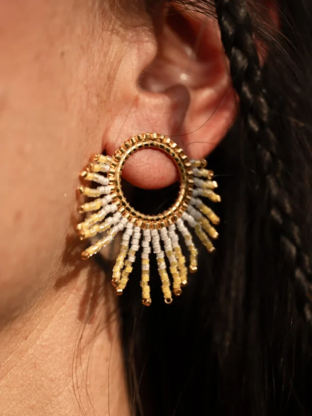 Petites Boucles D’oreilles Mira Helia par la marque Valdyria Valdyria - Petites Boucles D’oreilles Mira Helia
