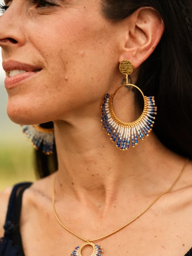 valdyria.com - Boucles D’oreilles Pendantes Mira Obscura